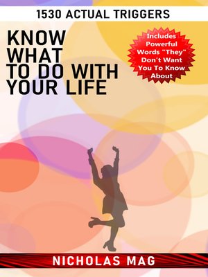 cover image of Know What to Do with Your Life